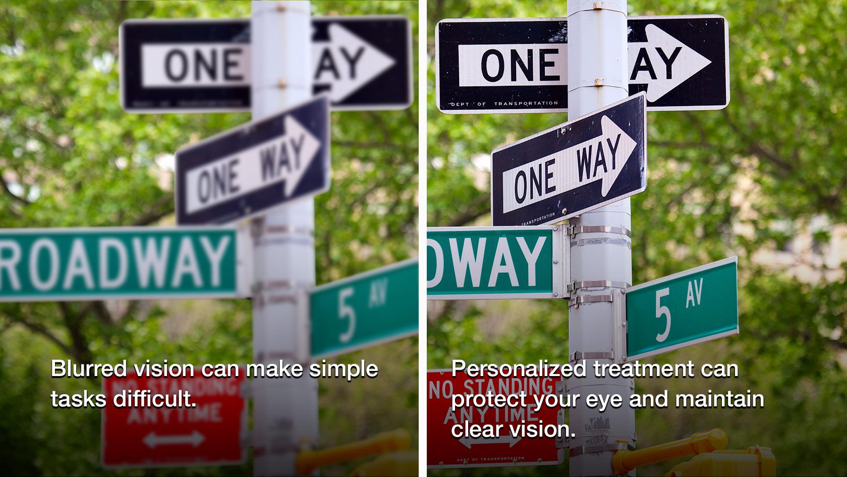 Blurred tasks can make simple tasks difficult. Personalized treatment can protect your eye and maintain clear vision.